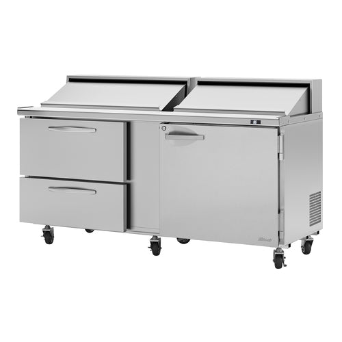 Turbo Air PST-72-D2R(L)-N Refrigerated Counter, Sandwich / Salad Unit