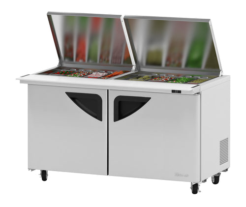 Turbo Air TST-60SD-24-N-FL Refrigerated Counter, Mega Top Sandwich / Salad Unit