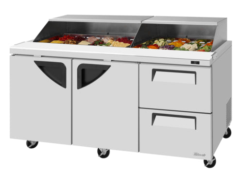 Turbo Air TST-72SD-LRD2-N-SL Refrigerated Counter, Sandwich / Salad Unit