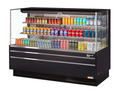 Turbo Air TOM-72L-UF-W(B)-3S-N Merchandiser, Open Refrigerated Display