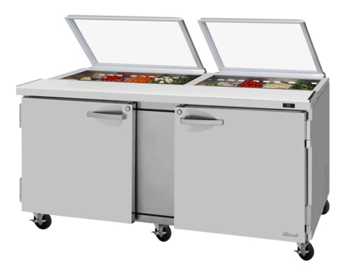 Turbo Air PST-72-N-GL Refrigerated Counter, Sandwich / Salad Unit
