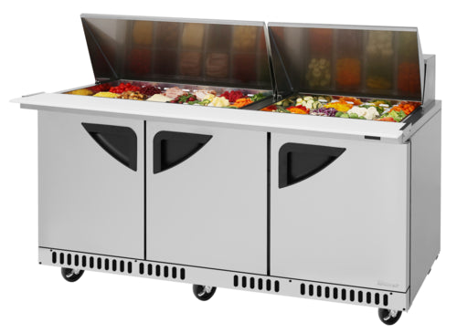 Turbo Air TST-72SD-30-FB-N Refrigerated Counter, Mega Top Sandwich / Salad Unit