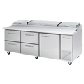 Blue Air BAPP93-D4LM-HC Refrigerated Counter, Pizza Prep Table