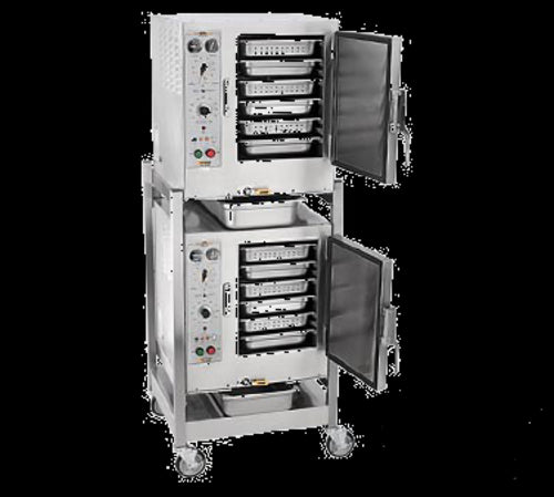 AccuTemp S62083D100 DBL Steamer, Convection, Electric, Boilerless, Floor Model