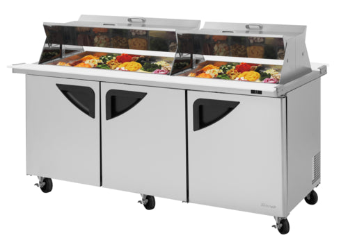 Turbo Air TST-72SD-30-N-DS Refrigerated Counter, Mega Top Sandwich / Salad Unit