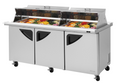 Turbo Air TST-72SD-30-N-DS Refrigerated Counter, Mega Top Sandwich / Salad Unit