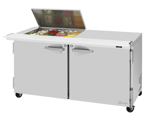 Turbo Air PST-60-12M-N-FL Refrigerated Counter, Mega Top Sandwich / Salad Unit