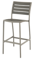 Atlanta Booth and Chair OD311BS-GREY Bar Stool, Outdoor