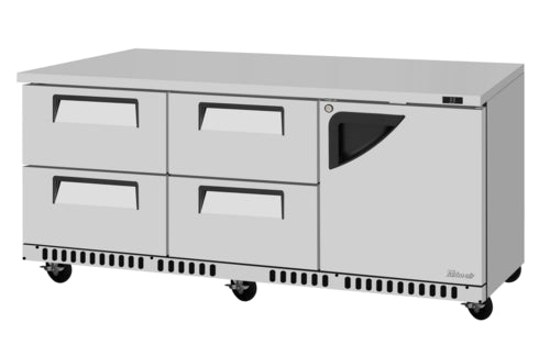 Turbo Air TUR-72SD-D4R(L)-FB-N Refrigerator, Undercounter, Reach-In