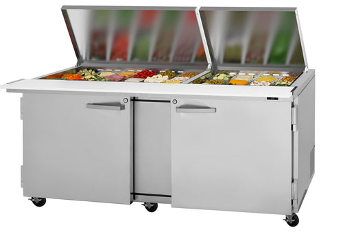 Turbo Air PST-72-30-N-FL Refrigerated Counter, Mega Top Sandwich / Salad Unit