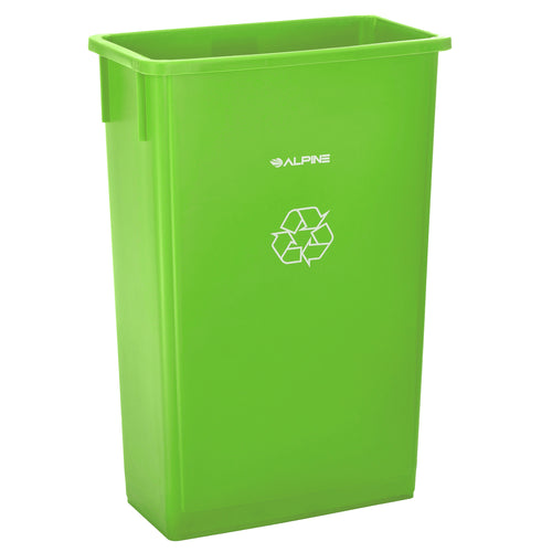 Alpine ALP477-LGRN Recycling Receptacle / Container, Plastic