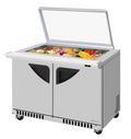 Turbo Air TST-48SD-18-FB-N-GL Refrigerated Counter, Mega Top Sandwich / Salad Unit