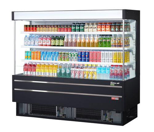 Turbo Air TOM-75MSEW(B)-N Merchandiser, Open Refrigerated Display