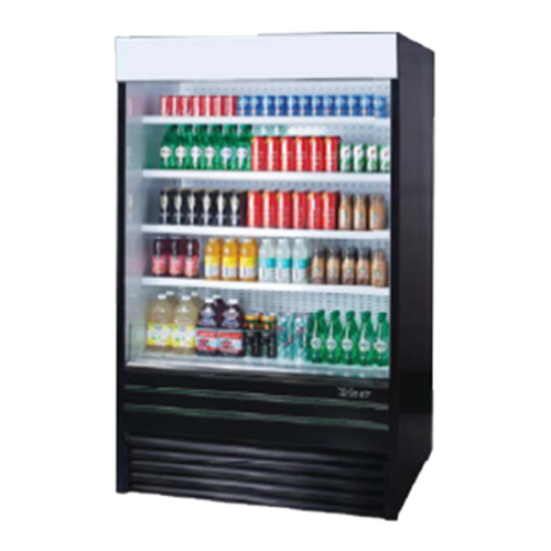 Turbo Air TOM-48EB-N Merchandiser, Open Refrigerated Display