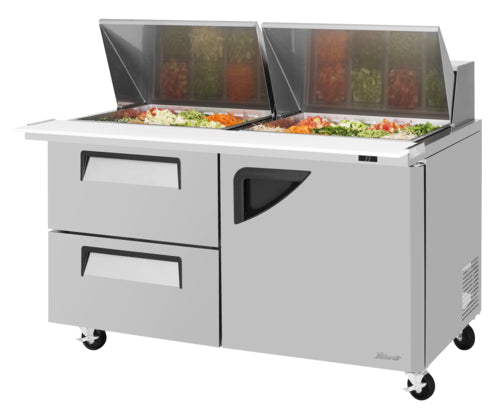 Turbo Air TST-60SD-24-D2R-N Refrigerated Counter, Mega Top Sandwich / Salad Unit