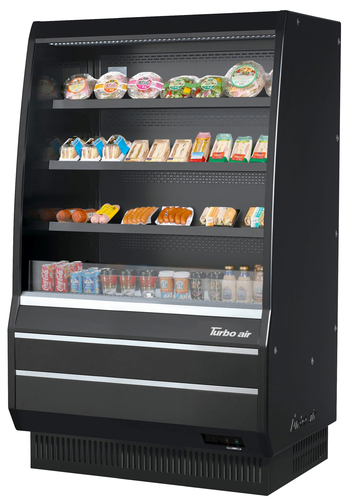 Turbo Air TOM-40MB-SP(-A)-N Merchandiser, Open Refrigerated Display