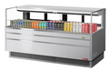 Turbo Air TOM-72L-UFD-S-1S-N Merchandiser, Open Refrigerated Display