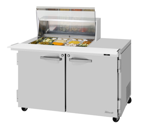 Turbo Air PST-48-12M-N-CL Refrigerated Counter, Mega Top Sandwich / Salad Unit