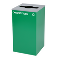 Alpine ALP4450-KIT-GRN-M-CB Recycling Receptacle / Container, Metal