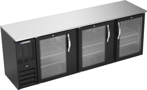 Beverage Air BBN94HC-FG-B Back Bar Cabinet, Refrigerated