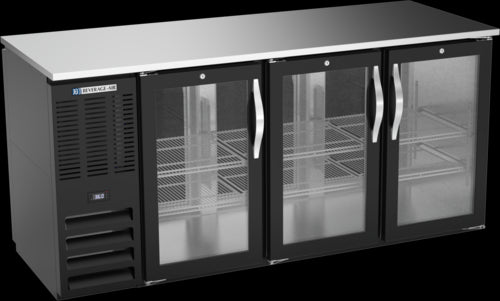 Beverage Air BBN72HC-GS-PT-B Back Bar Cabinet, Refrigerated, Pass-Thru