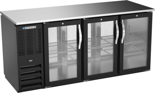 Beverage Air BBN72HC-GS-PT-B Back Bar Cabinet, Refrigerated, Pass-Thru