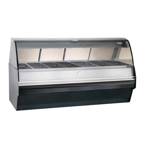 Alto-Shaam TY2SYS-96-BLK Display Case, Heated Deli, Floor Model
