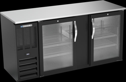 Beverage Air BBN68HC-G-B Back Bar Cabinet, Refrigerated