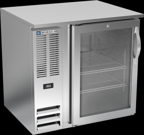 Beverage Air BB36HC-FG-S Back Bar Cabinet, Refrigerated