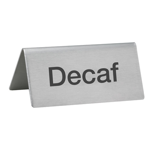 Winco SGN-102 Tabletop Sign, Tent / Card