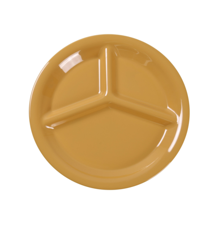 Yanco MS-710YL Plate/Platter, Compartment, Plastic