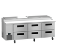 Hoshizaki PR93B-D6 Refrigerated Counter, Pizza Prep Table