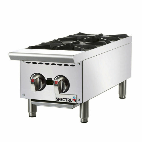 Winco NGHP-2 Hotplate, Countertop, Gas