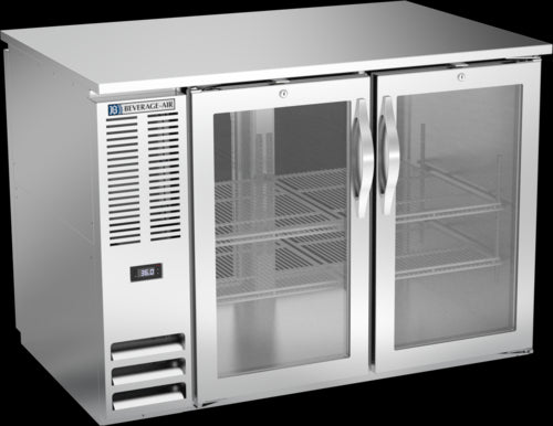 Beverage Air BB48HC-FG-PT-S Back Bar Cabinet, Refrigerated, Pass-Thru