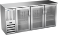 Beverage Air BBN72HC-G-S Back Bar Cabinet, Refrigerated