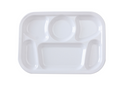 Yanco NS-803W Plate/Platter, Compartment, Plastic