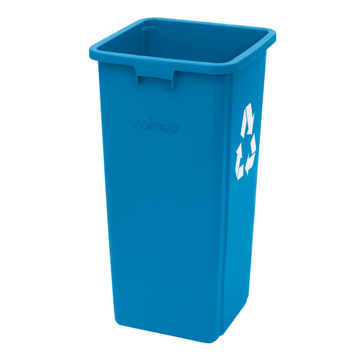 Winco PTCS-23L Recycling Receptacle / Container, Plastic