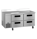 Hoshizaki WLR67B-D4 Refrigerated Counter, Work Top