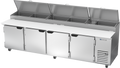 Beverage Air DP119HC Refrigerated Counter, Pizza Prep Table