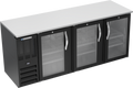 Beverage Air BBN78HC-FG-B Back Bar Cabinet, Refrigerated