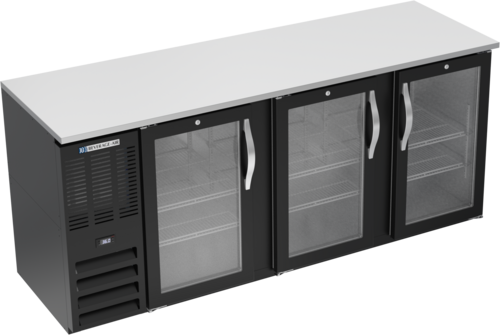 Beverage Air BBN78HC-FG-B Back Bar Cabinet, Refrigerated
