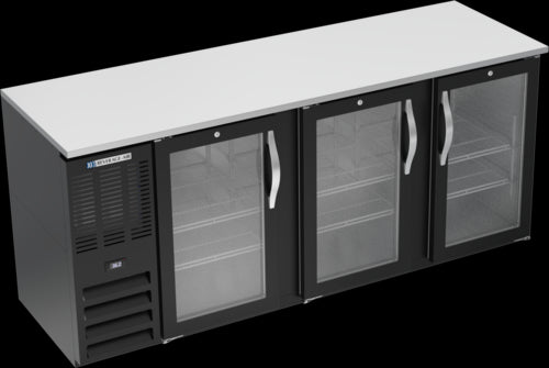 Beverage Air BBN78HC-FG-B Back Bar Cabinet, Refrigerated