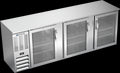 Beverage Air BBN94HC-G-S Back Bar Cabinet, Refrigerated
