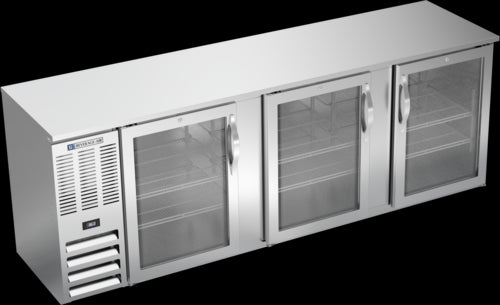 Beverage Air BBN94HC-G-S Back Bar Cabinet, Refrigerated