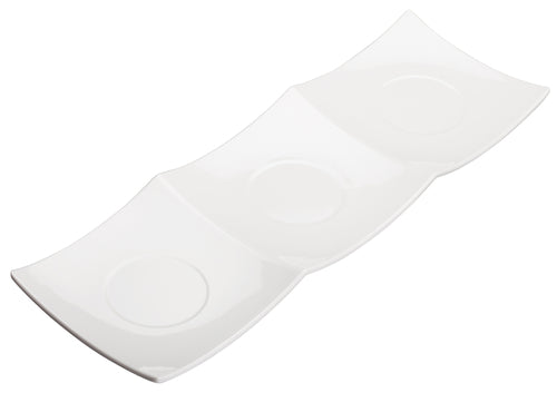 Winco WDM006-201 Plate/Platter, Compartment, Plastic