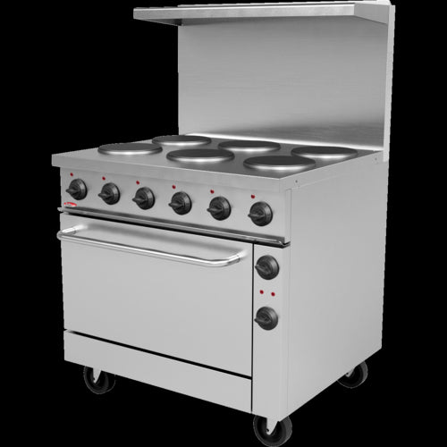 BakeMax BMPLS7KE031 Range, 36" Heavy Duty, Electric