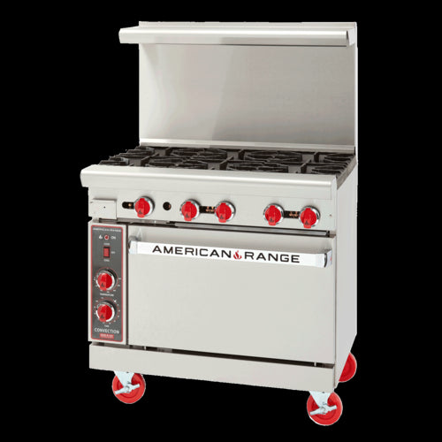 American Range AR-6-C Range, 36" Restaurant, Gas
