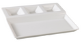 Yanco NC-2520 Plate/Platter, Compartment, Plastic