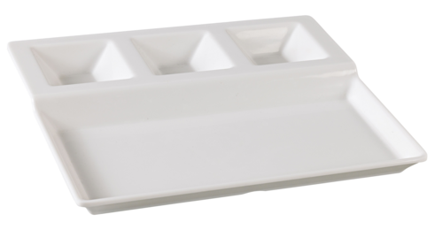 Yanco NC-2520 Plate/Platter, Compartment, Plastic