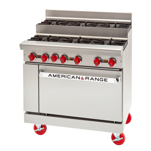 American Range AR-6-SU Range, 36" Restaurant, Gas